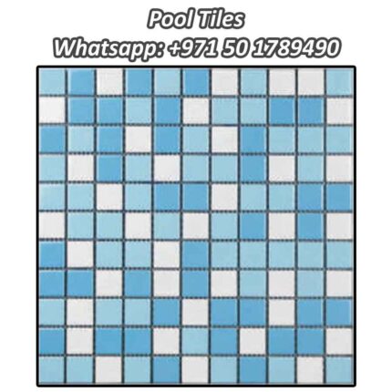 25mm x 25mm Pool Ceramic Tiles Code: SP-MCS630830 - Tiles Shops In Dubai