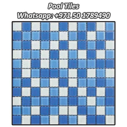 25mm x 25mm Pool Glass Tiles, Code SP-MGS121001
