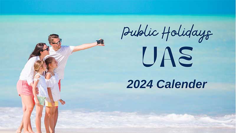 Public Holidays UAE 2024 Calender