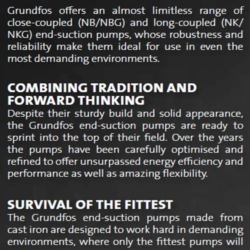 Grundfos End-Suction Pump Cutaway View Showing Optimized Hydraulics and O-Ring Seal Design Grundfos End-Suction Pump Cutaway View Showing Optimized Hydraulics and O-Ring Seal Design