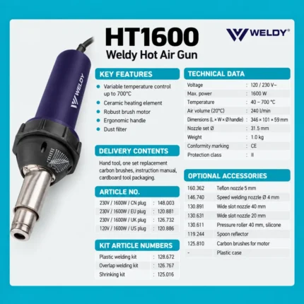 weldy_ht1600_specification
